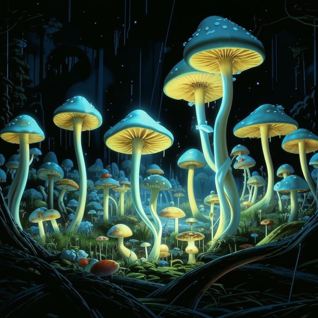 Сеть бледной поганки  