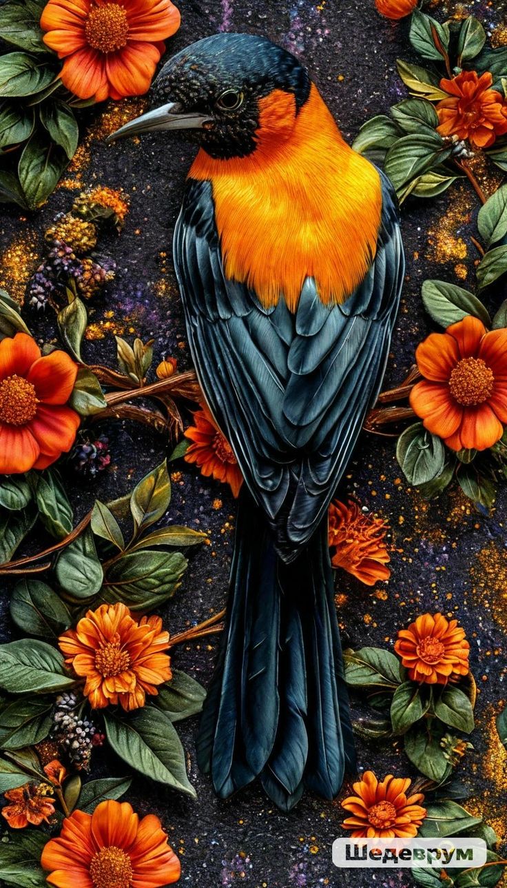 Птичка иволга да волшебные грибочки да другие летающие