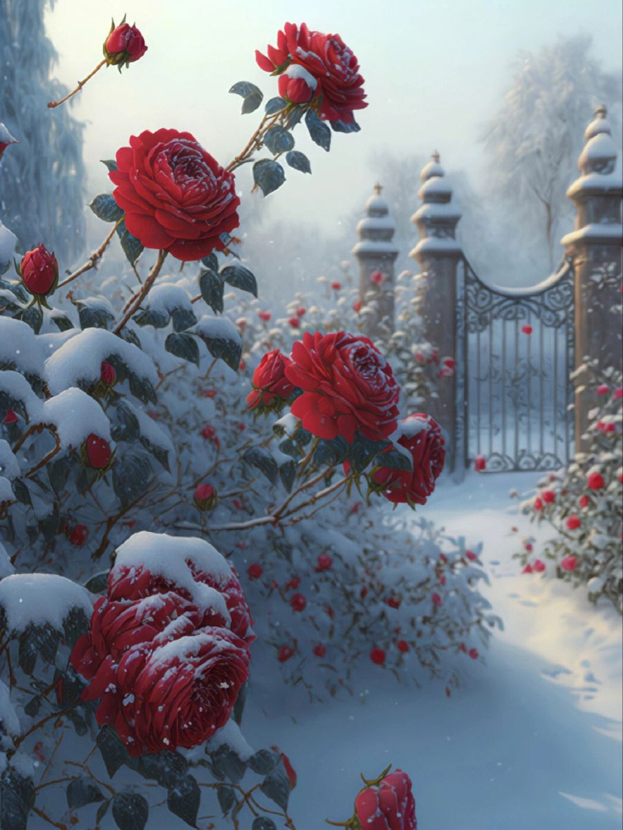 И розы под снегом в честь Принца Катаиса